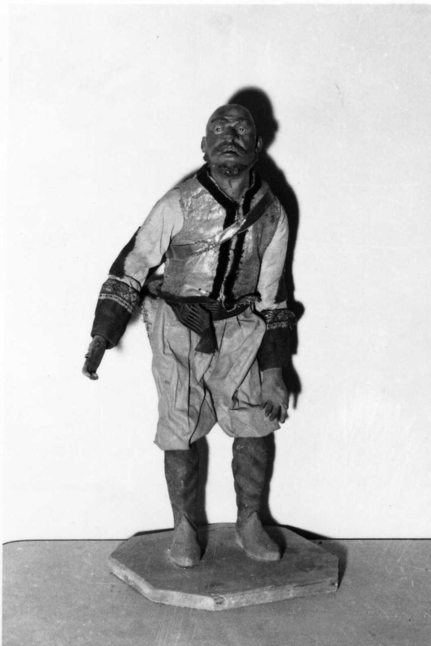 trombettiere (statua da presepio) - bottega Italia meridionale (seconda metà sec. XVIII)