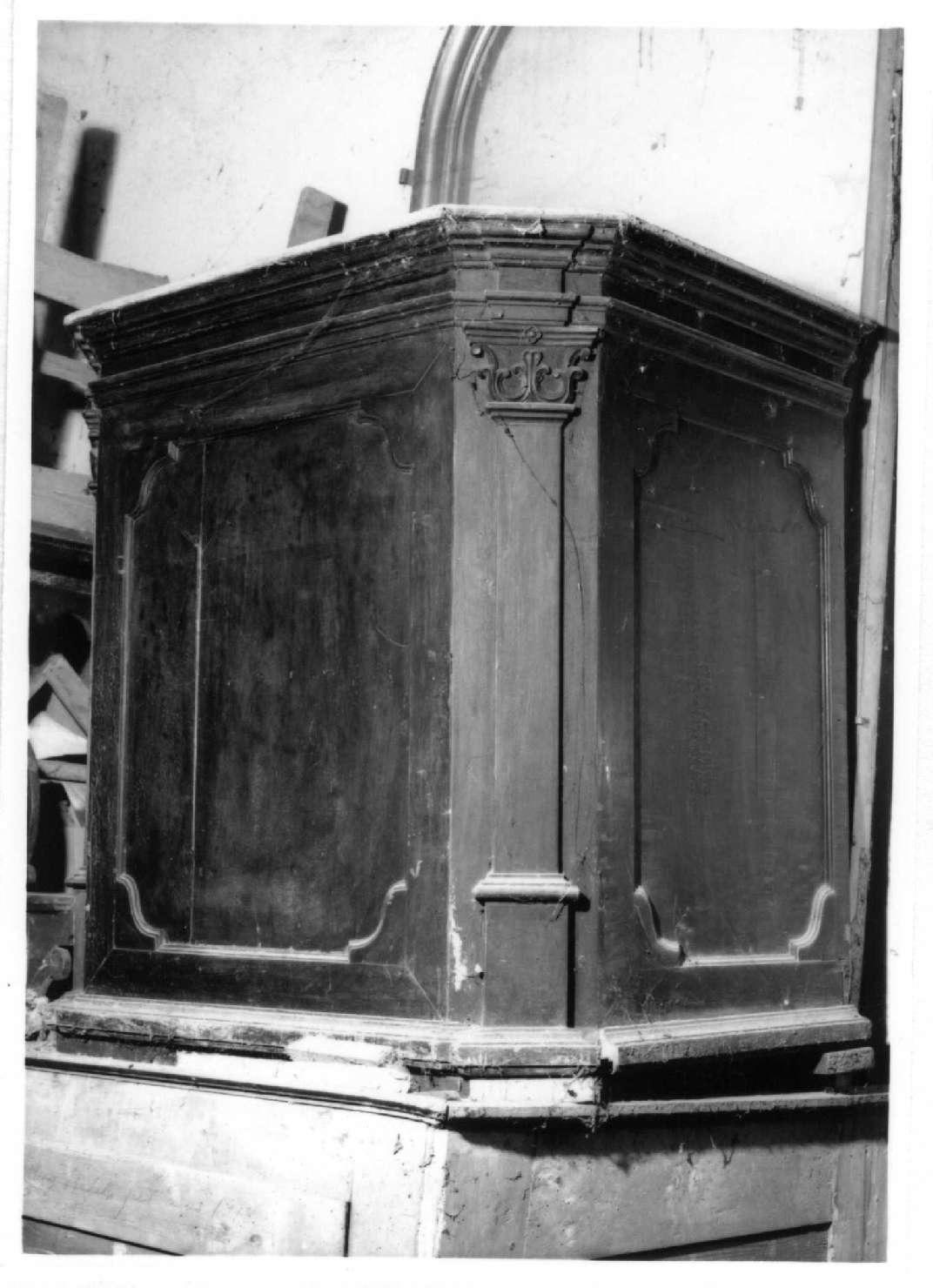 pulpito - ambito emiliano (fine sec. XVIII)