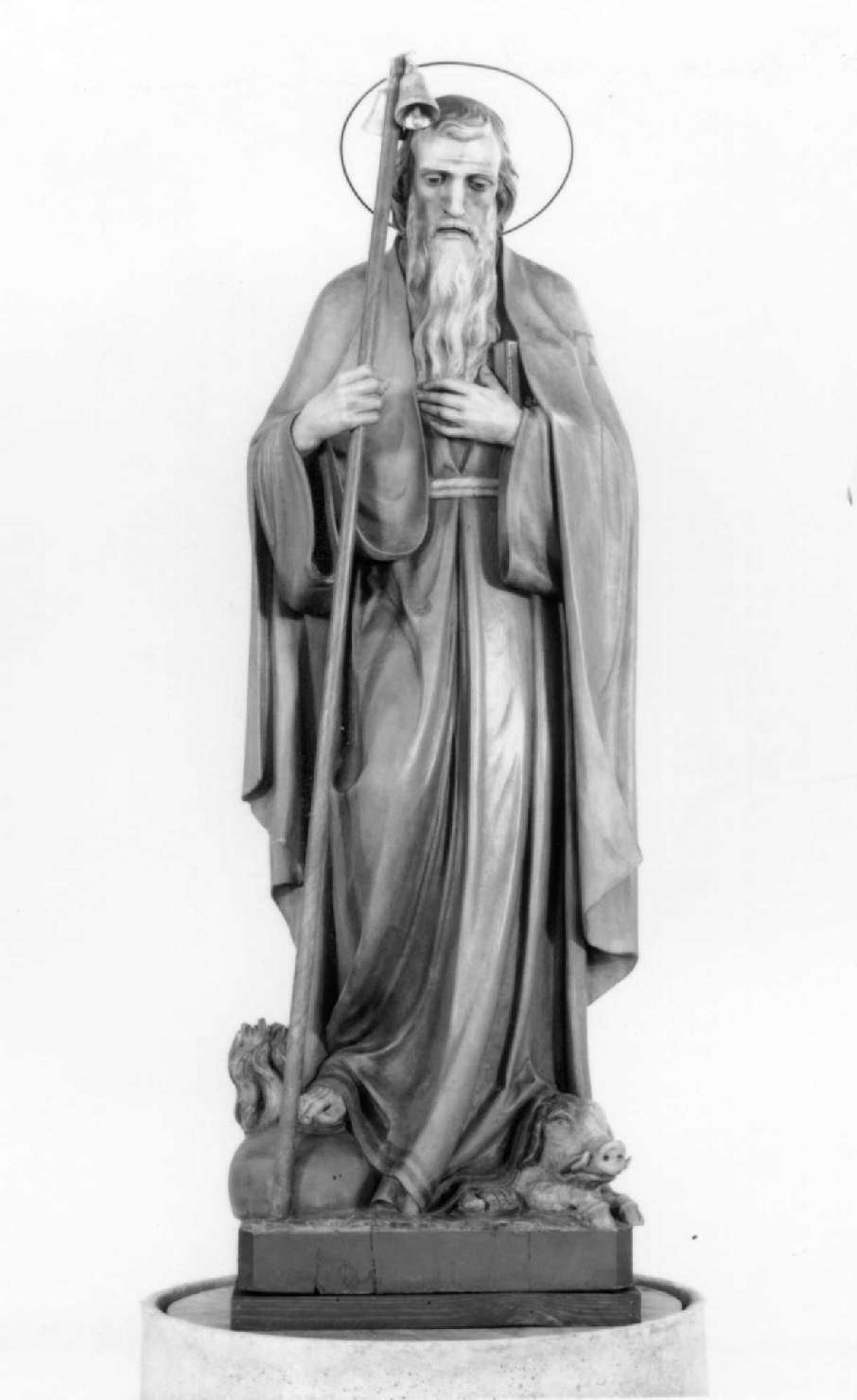 Sant'Antonio Abate (statua) - produzione trentina (sec. XX)