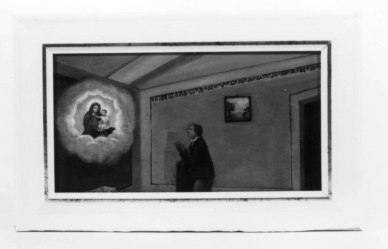 Miracolo della Madonna di San Siro (ex voto) - ambito reggiano (sec. XIX)