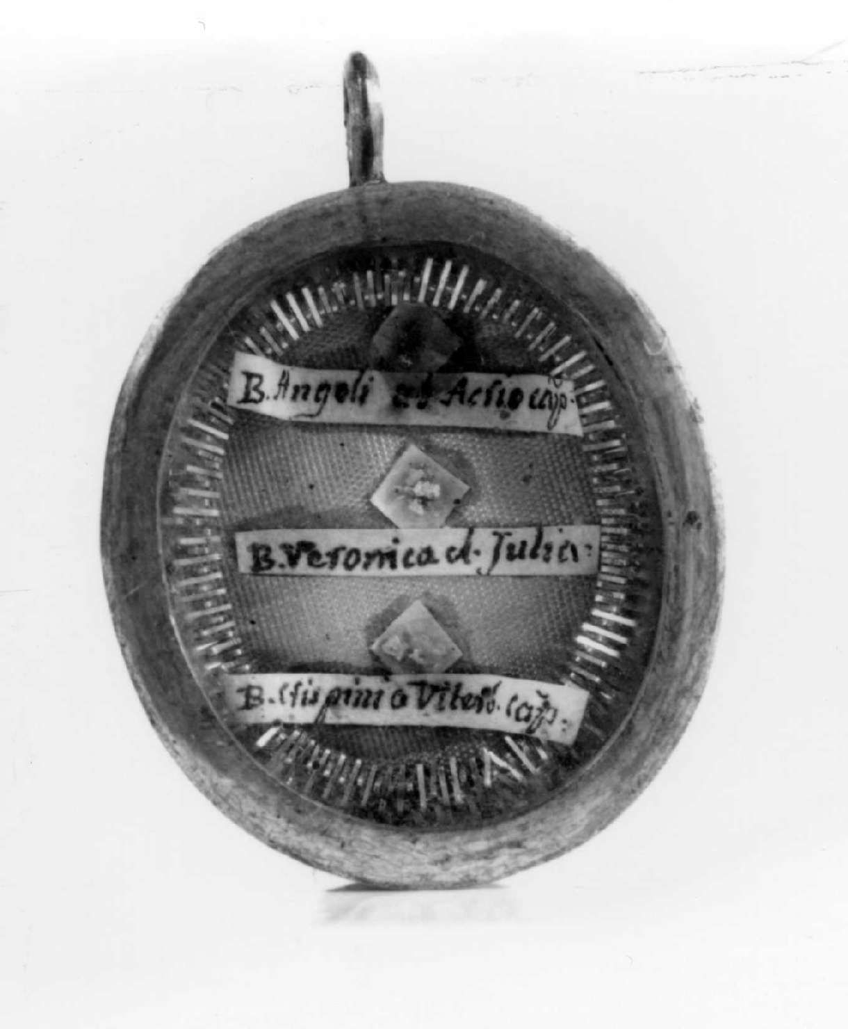 reliquiario - ambito reggiano (sec. XIX)