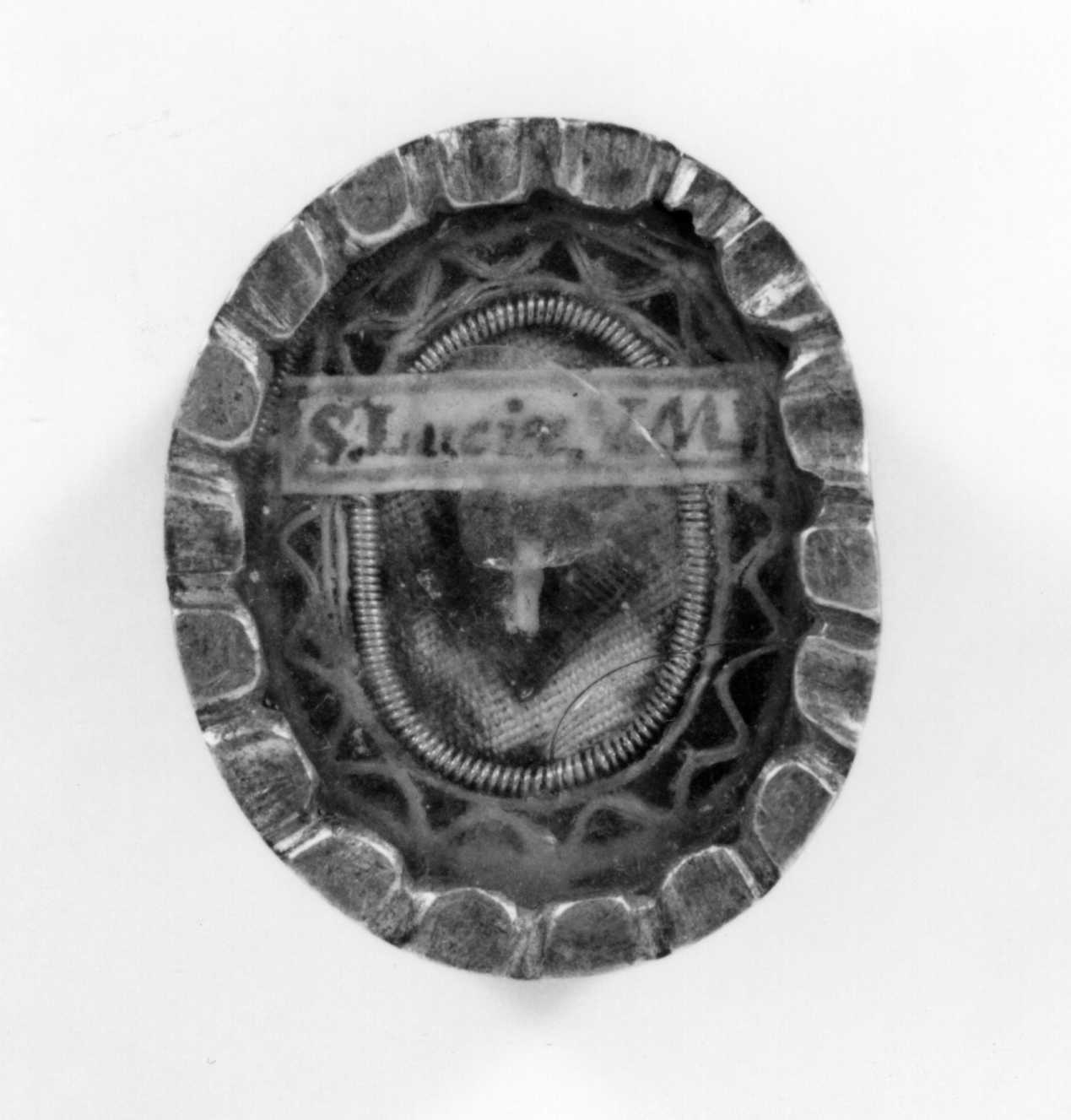 reliquiario - ambito reggiano (sec. XVIII)