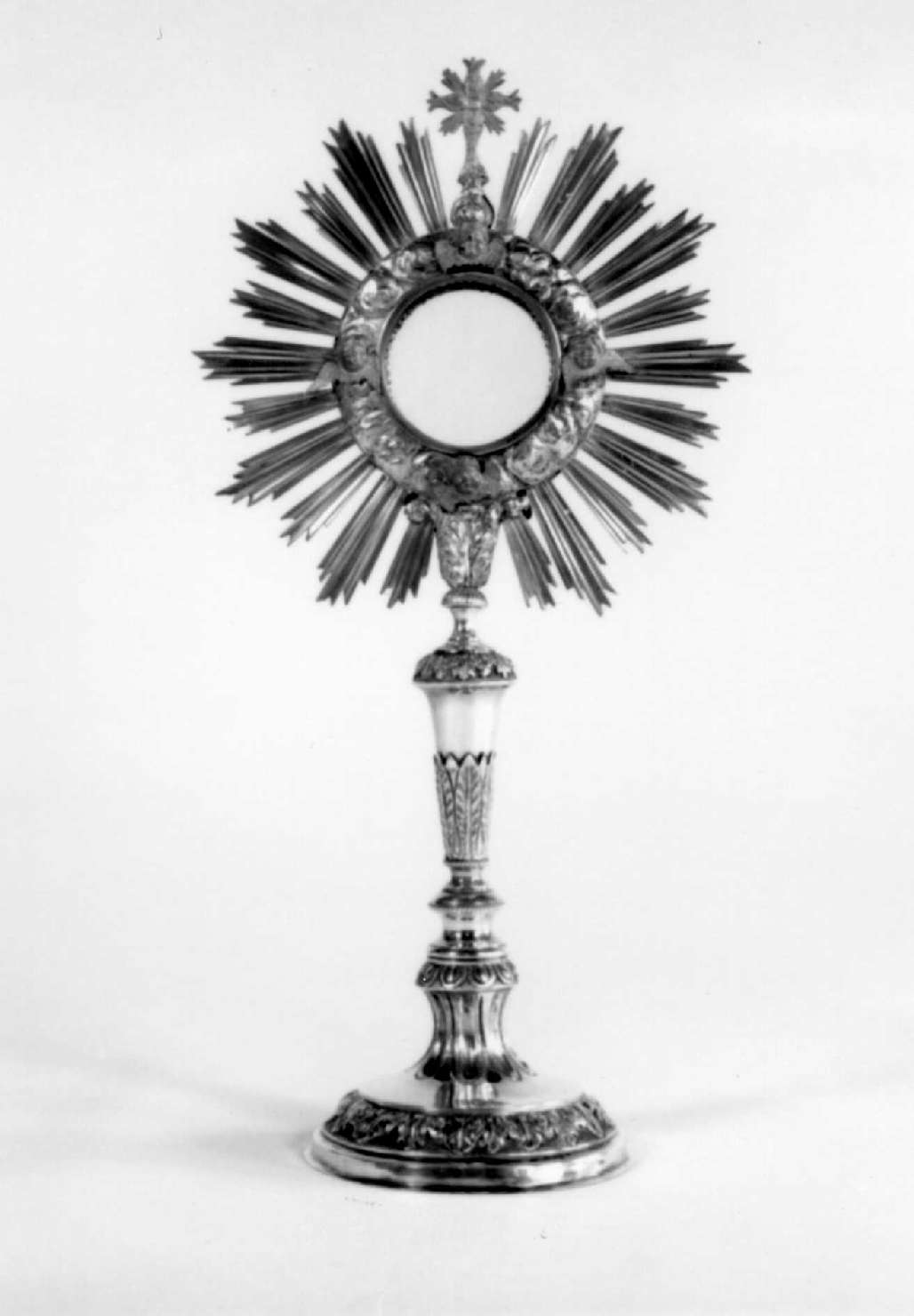 ostensorio - a raggiera - ambito reggiano (fine sec. XIX)