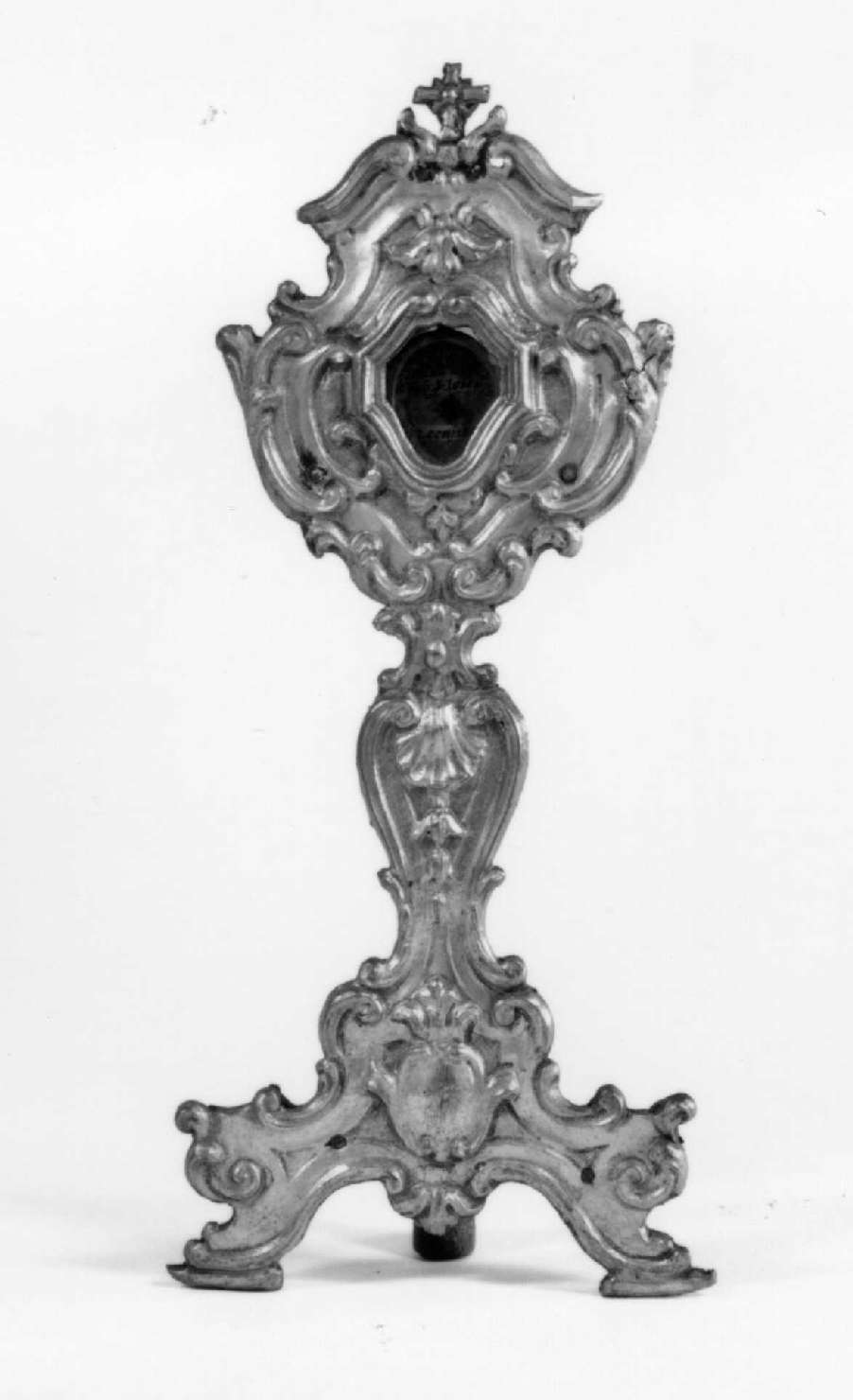 reliquiario - a ostensorio - ambito emiliano (sec. XVIII)