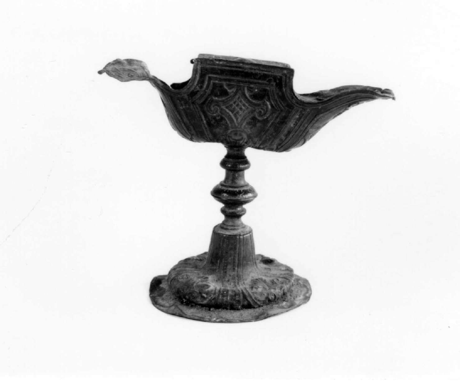 navicella portaincenso - ambito emiliano (sec. XVIII)