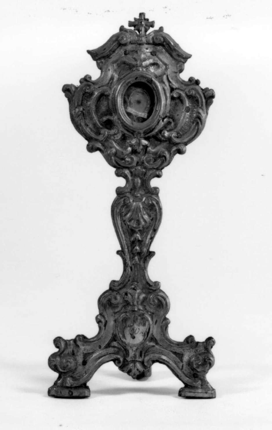 reliquiario - a ostensorio - ambito emiliano (sec. XVIII)