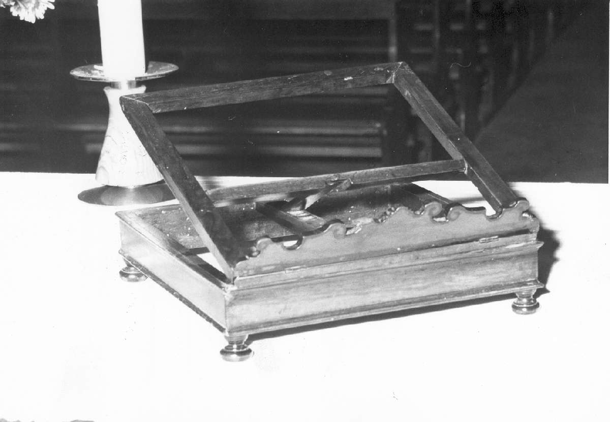 leggio - manifattura emiliana (seconda metà sec. XVIII)