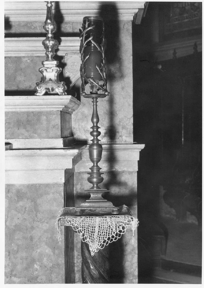 candeliere - manifattura emiliana (sec. XVIII)