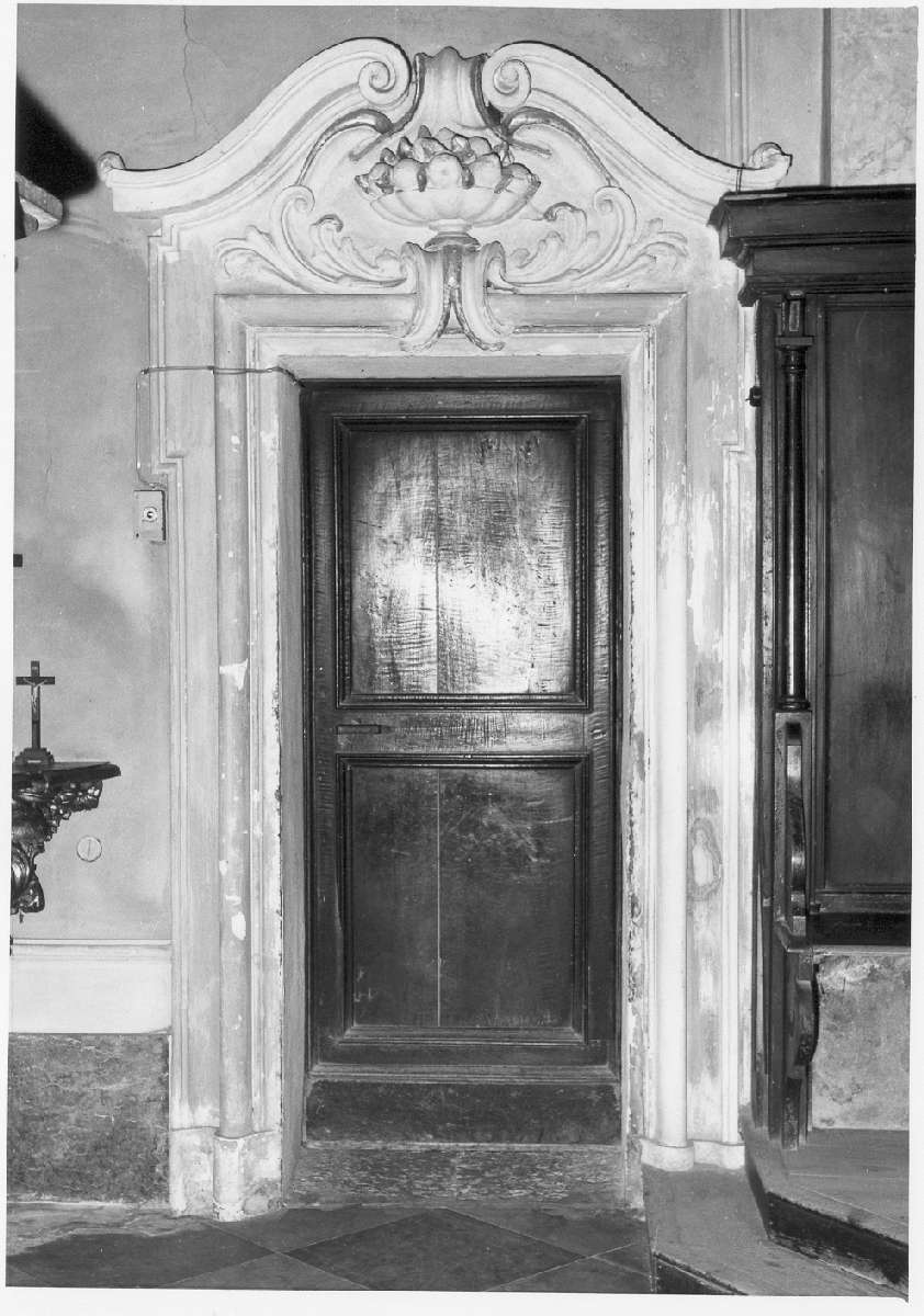 mostra di porta, serie di Campori Matteo (attribuito) (sec. XVIII)