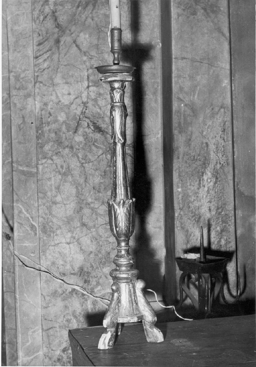 candeliere, serie - manifattura emiliana (seconda metà sec. XIX)