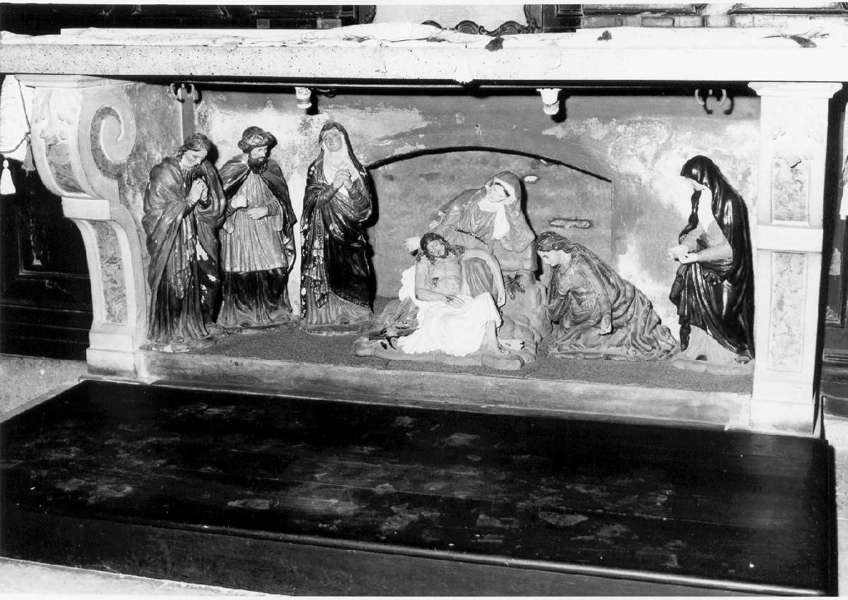 compianto sul Cristo morto (gruppo scultoreo) - ambito emiliano (sec. XVII)