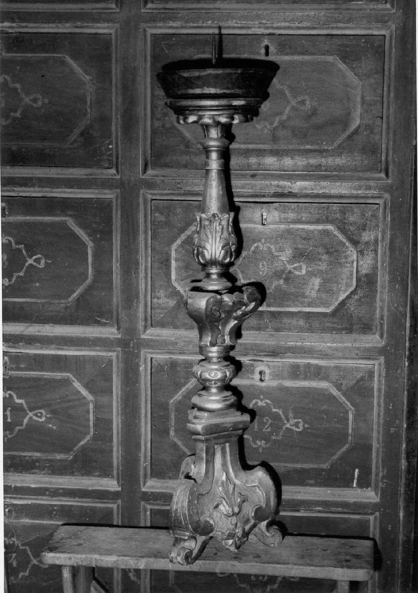 candeliere, serie - manifattura emiliana (prima metà sec. XVIII)