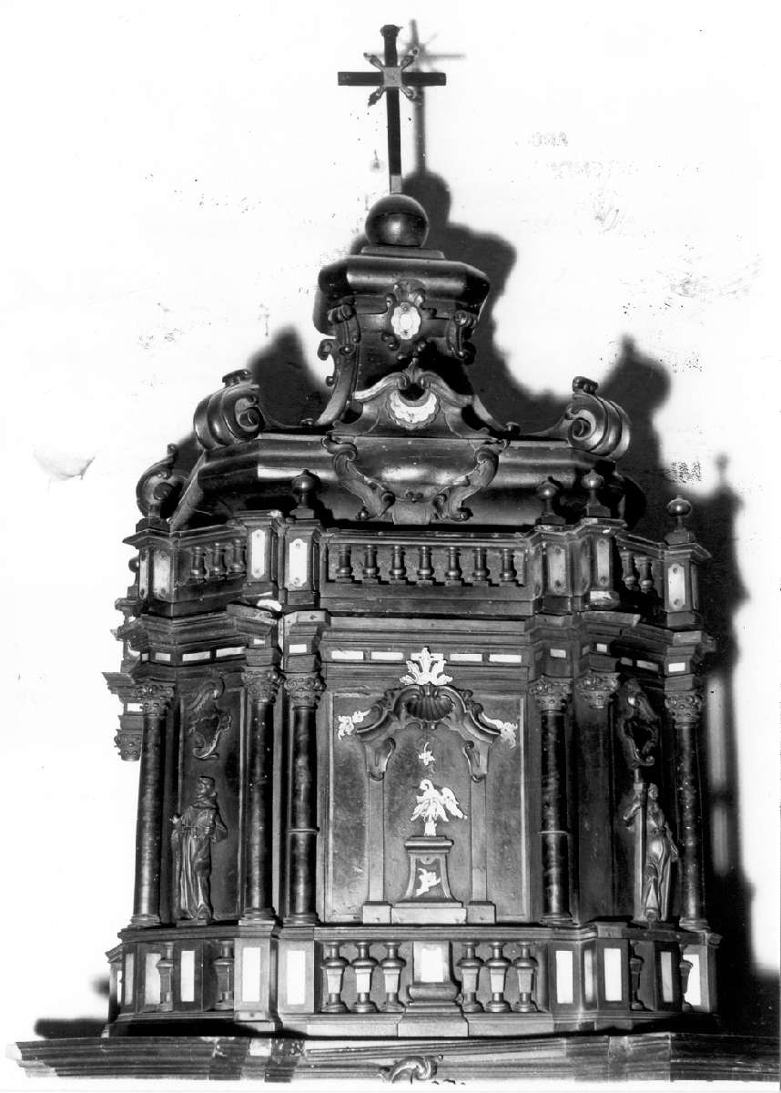 tabernacolo - a tempietto di Minari Erminio detto Fra' Fedele da Scandiano (sec. XVIII)