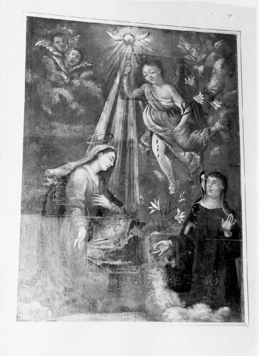 Annunciazione con Santa Liberata (dipinto) - ambito reggiano (seconda metà sec. XVIII)