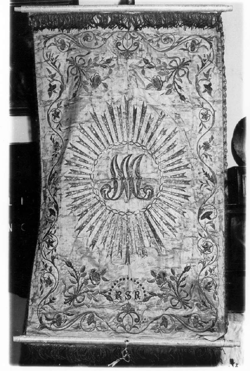 stendardo processionale - manifattura emiliana (metà sec. XIX)