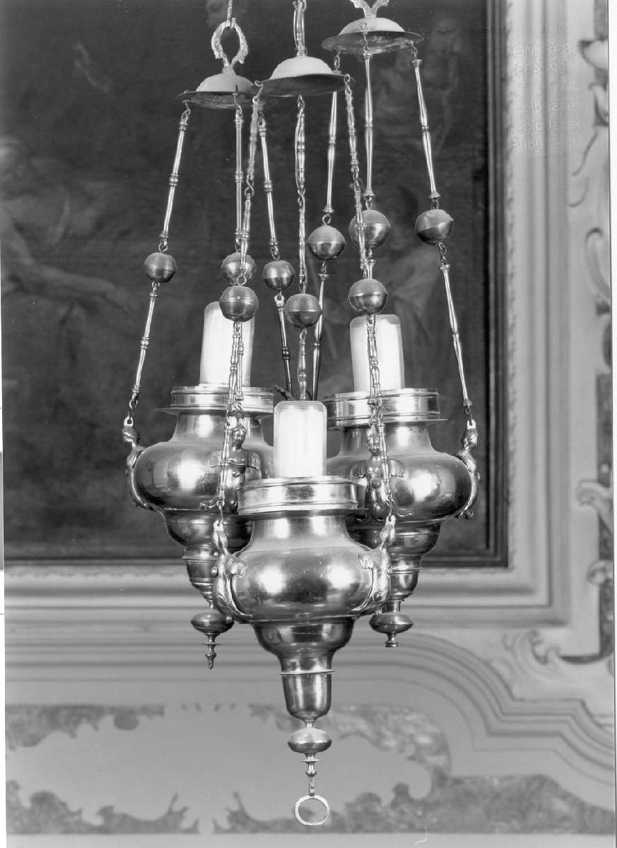 lampada pensile, serie - manifattura emiliana (sec. XIX)