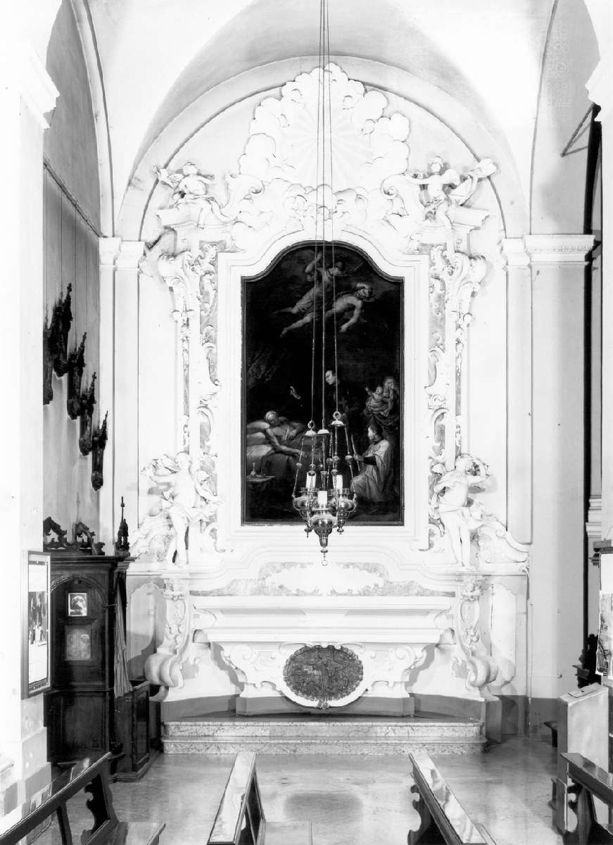 altare, complesso decorativo di Solieri Giuseppe detto Fra' Stefano da Carpi (sec. XVIII)