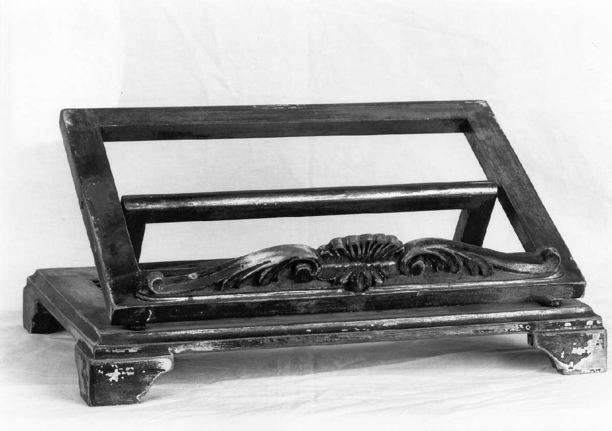 leggio - manifattura emiliana (fine/inizio secc. XIX/ XX)