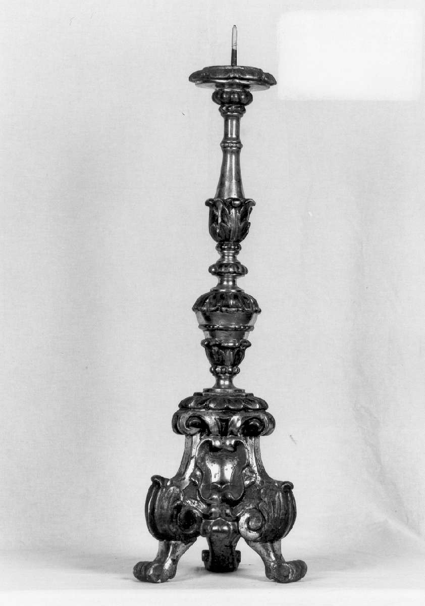 candeliere, serie - manifattura emiliana (metà sec. XVIII)