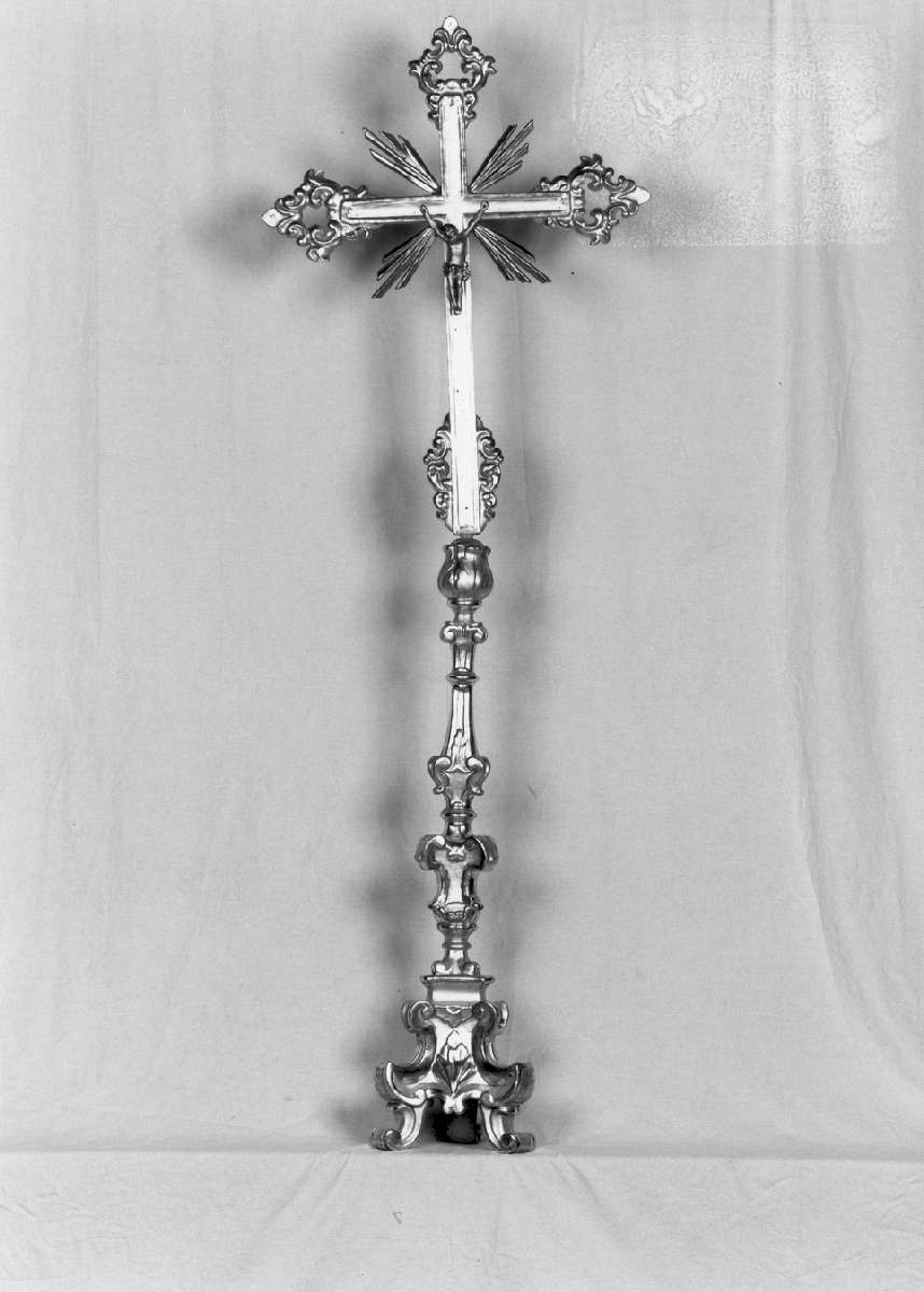 croce d'altare, serie - manifattura emiliana (seconda metà sec. XVIII)