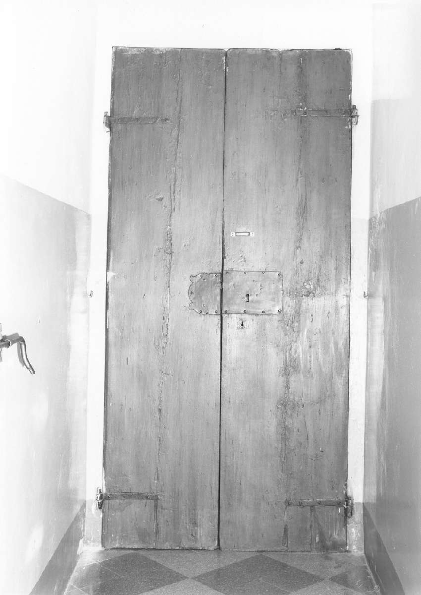 porta - manifattura sassolese (seconda metà sec. XVIII)