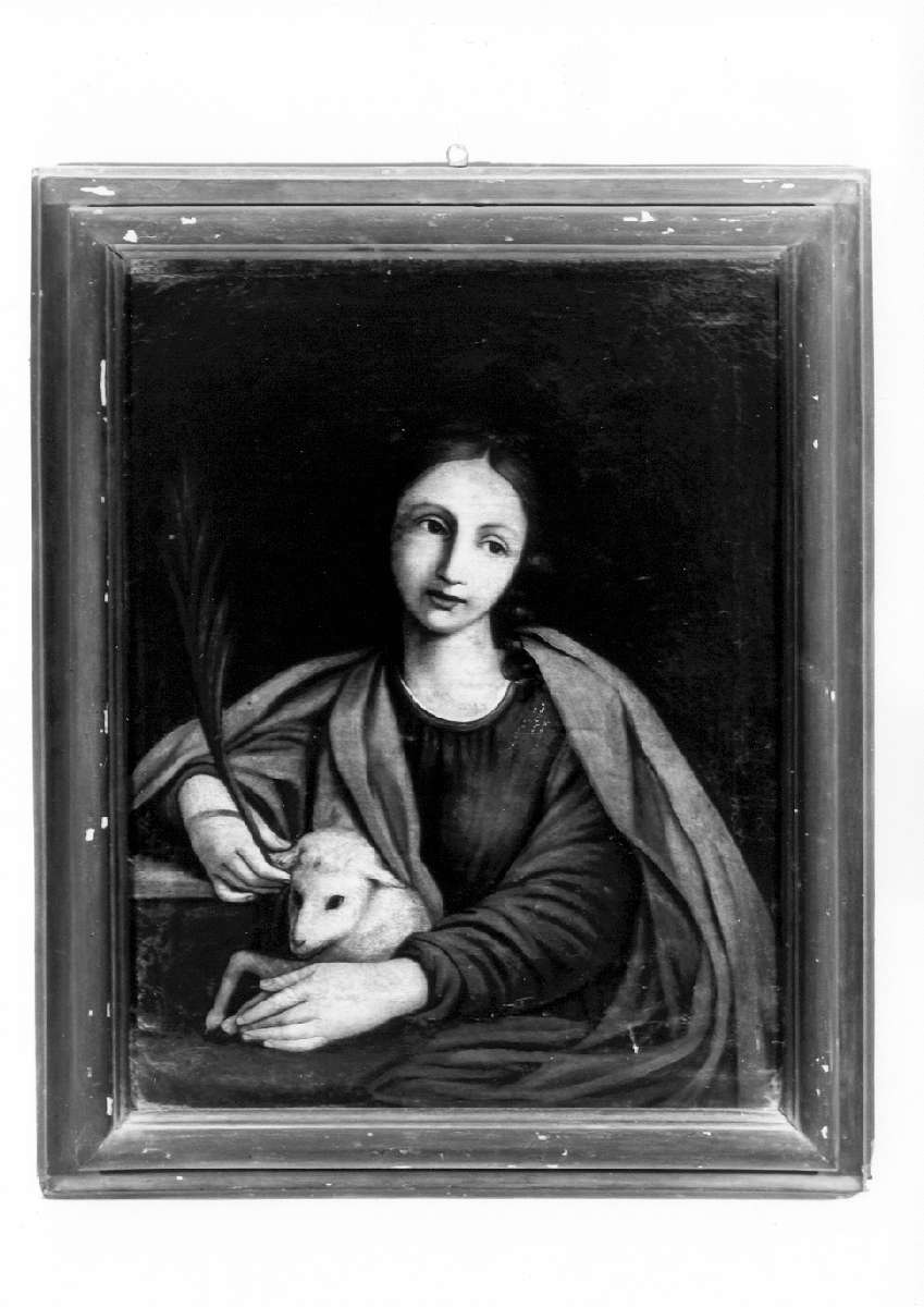 Santa Agnese (dipinto) - ambito emiliano (metà sec. XIX)