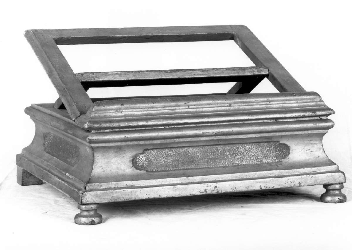 leggio - manifattura emiliana (fine/inizio secc. XIX/ XX)