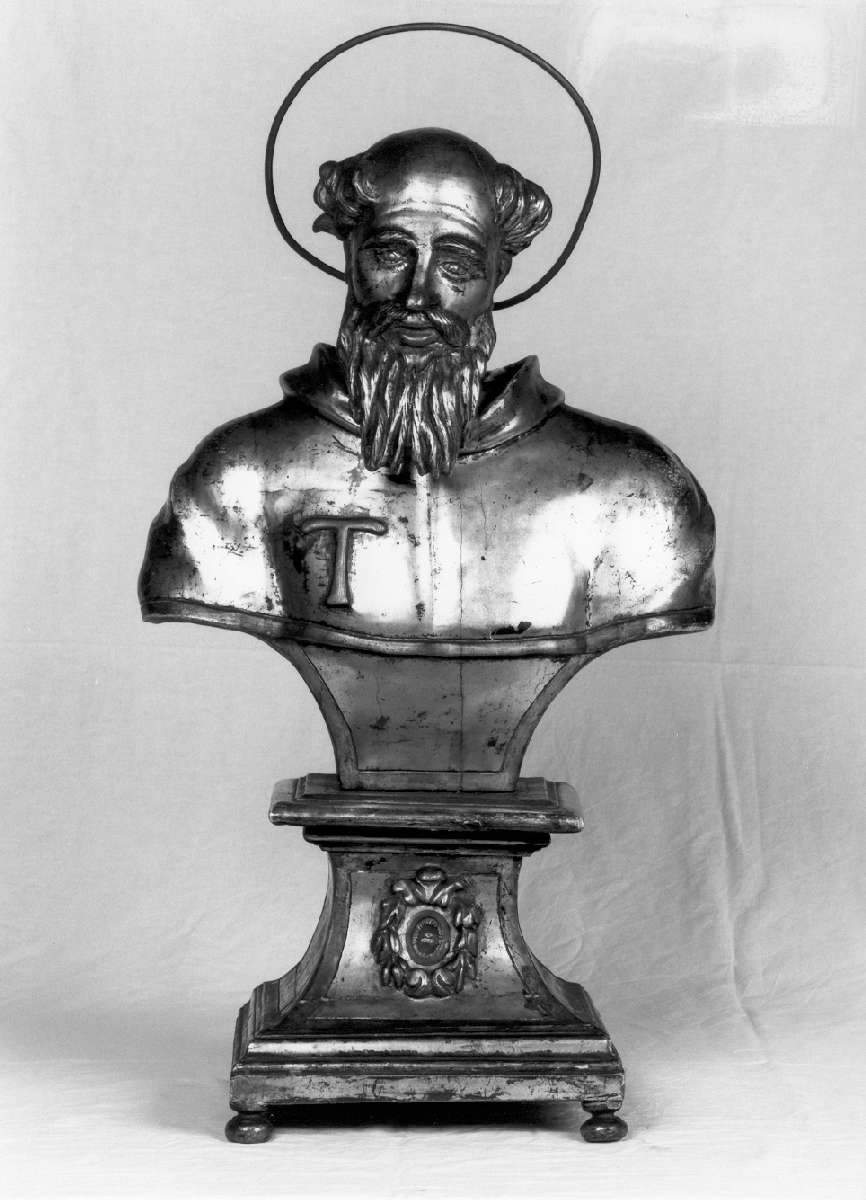 Sant'Antonio Abate (reliquiario - a busto) - manifattura emiliana (sec. XVII)
