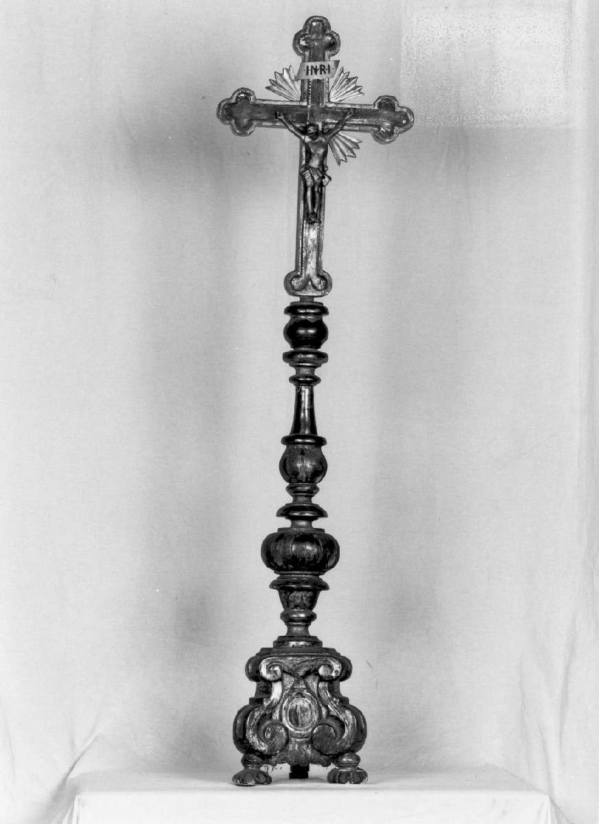 croce d'altare - manifattura emiliana (seconda metà sec. XVIII)
