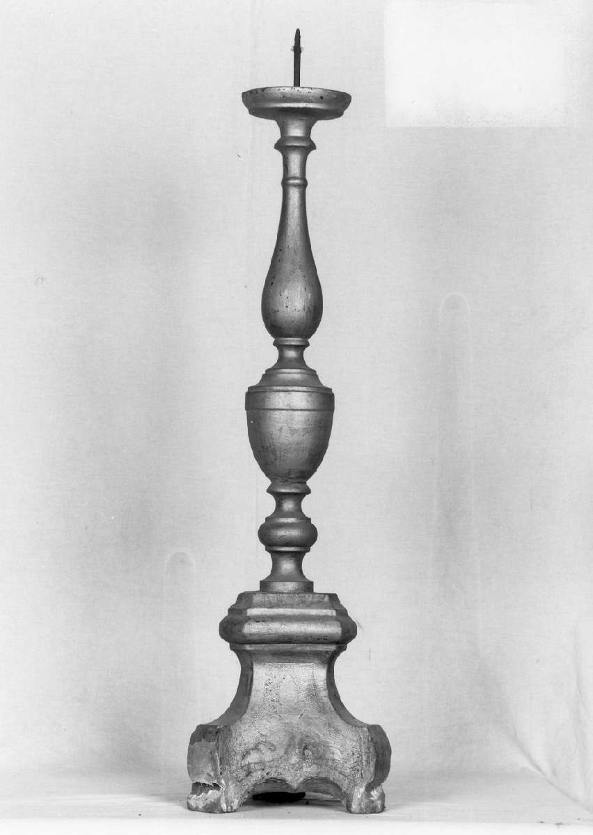 candeliere, serie - manifattura emiliana (seconda metà sec. XIX)