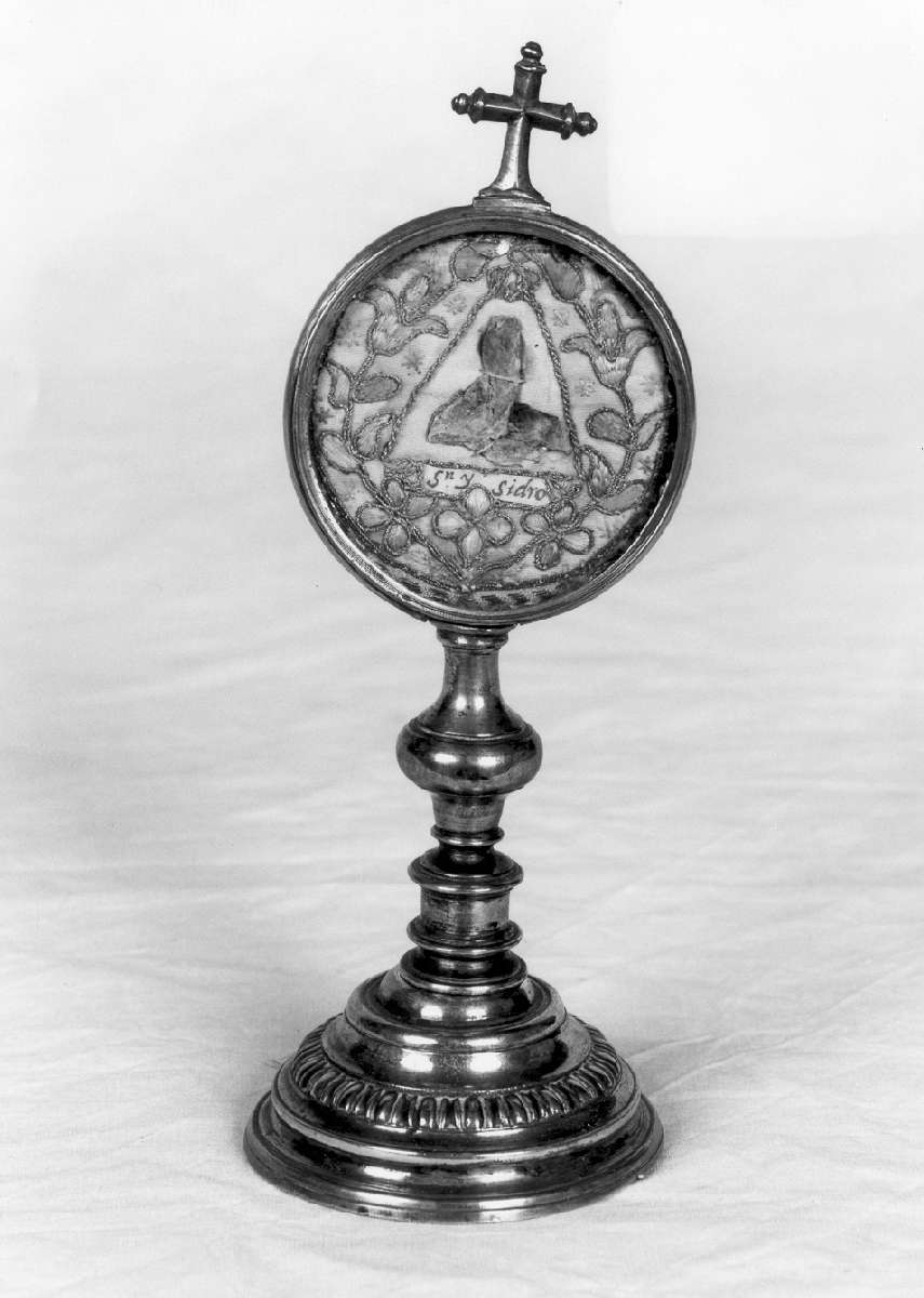 reliquiario - a ostensorio - manifattura emiliana (seconda metà sec. XIX)