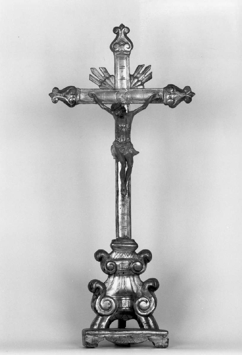 croce da tavolo - manifattura italiana (secc. XVIII/ XIX)