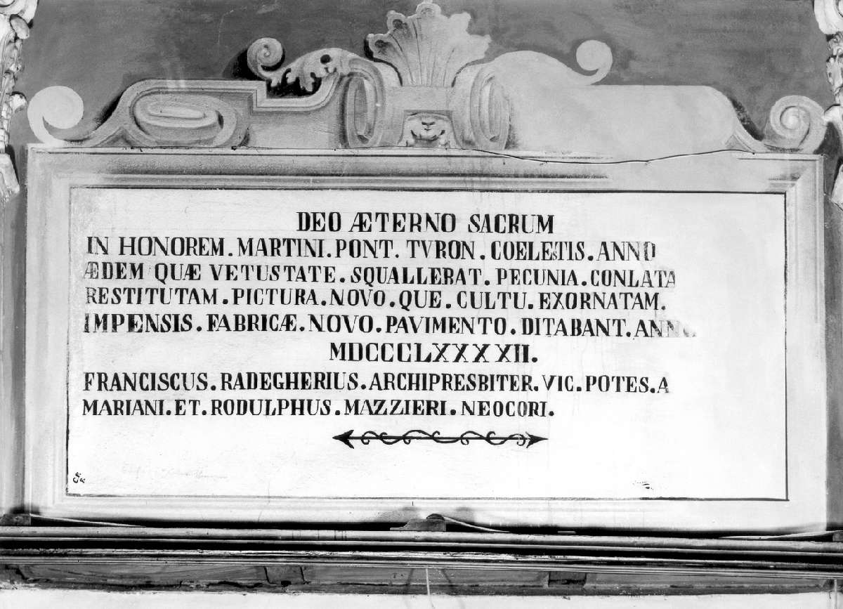 lapide - manifattura reggiana (sec. XIX)