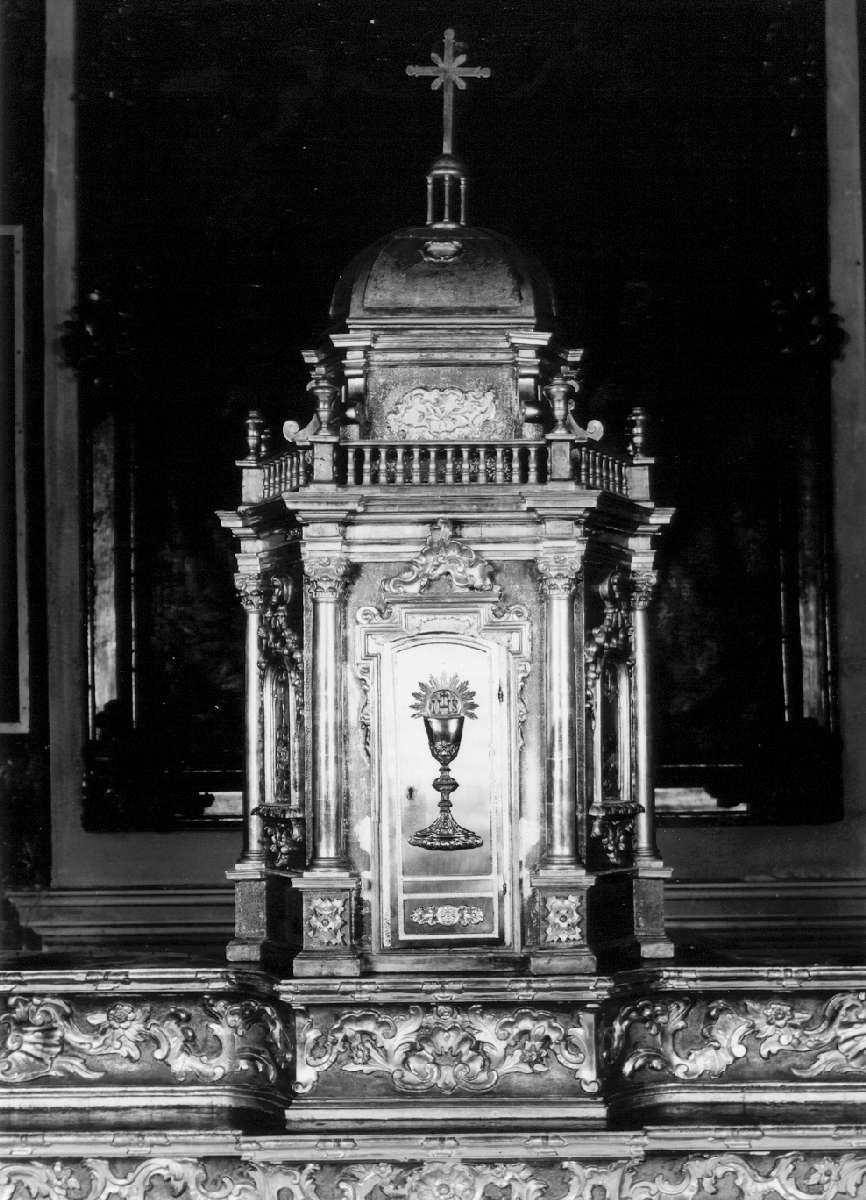 tabernacolo - a tempietto - manifattura reggiana (sec. XVII, sec. XVIII)