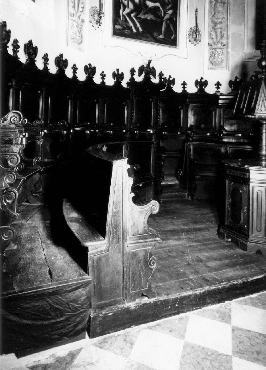 stalli del coro - manifattura reggiana (metà sec. XVII)