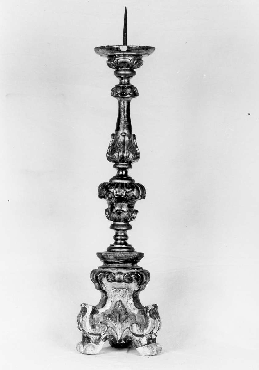 candeliere, serie - manifattura emiliana (secc. XVIII/ XIX)