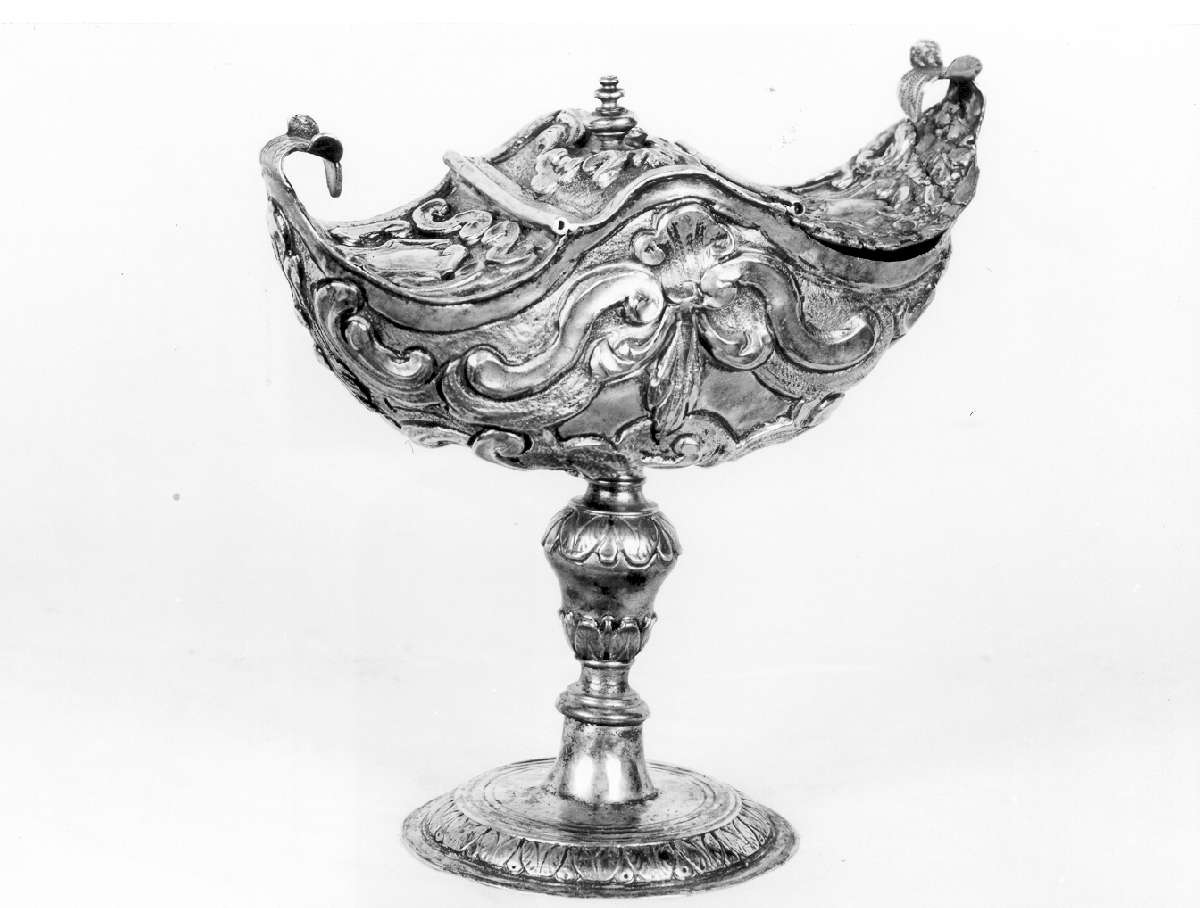 navicella portaincenso - manifattura reggiana (metà sec. XVIII)