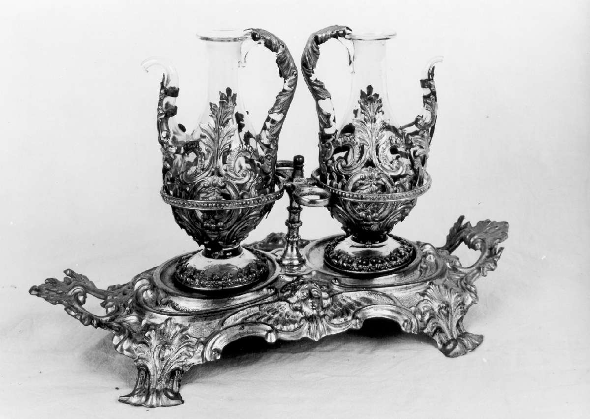 servizio di ampolline - produzione italiana (seconda metà sec. XIX)