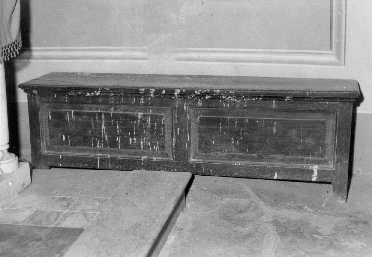 cassapanca - manifattura reggiana (sec. XIX)