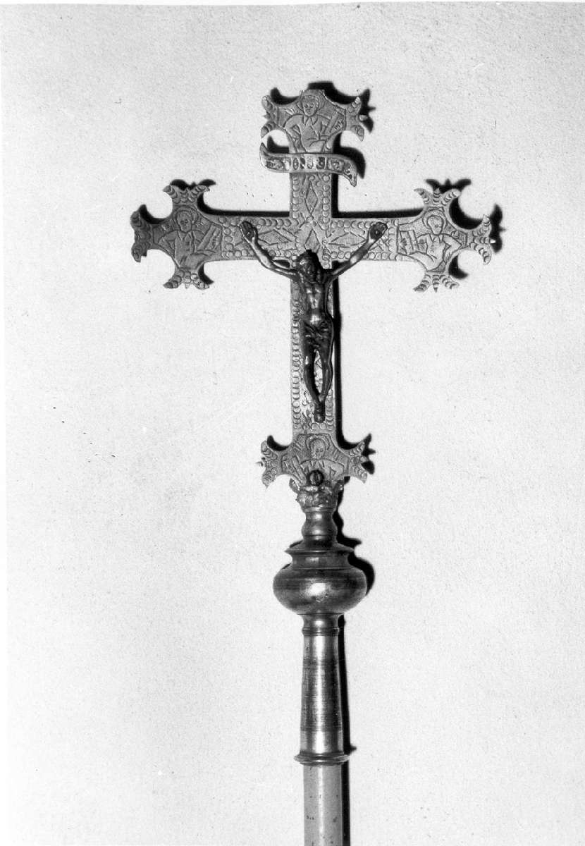croce processionale - manifattura emiliana (secc. XVI/ XVII)