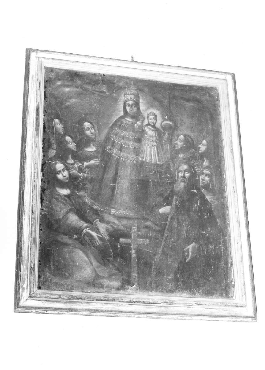 Madonna di Loreto con otto Santi (dipinto) - ambito reggiano (prima metà sec. XVII)