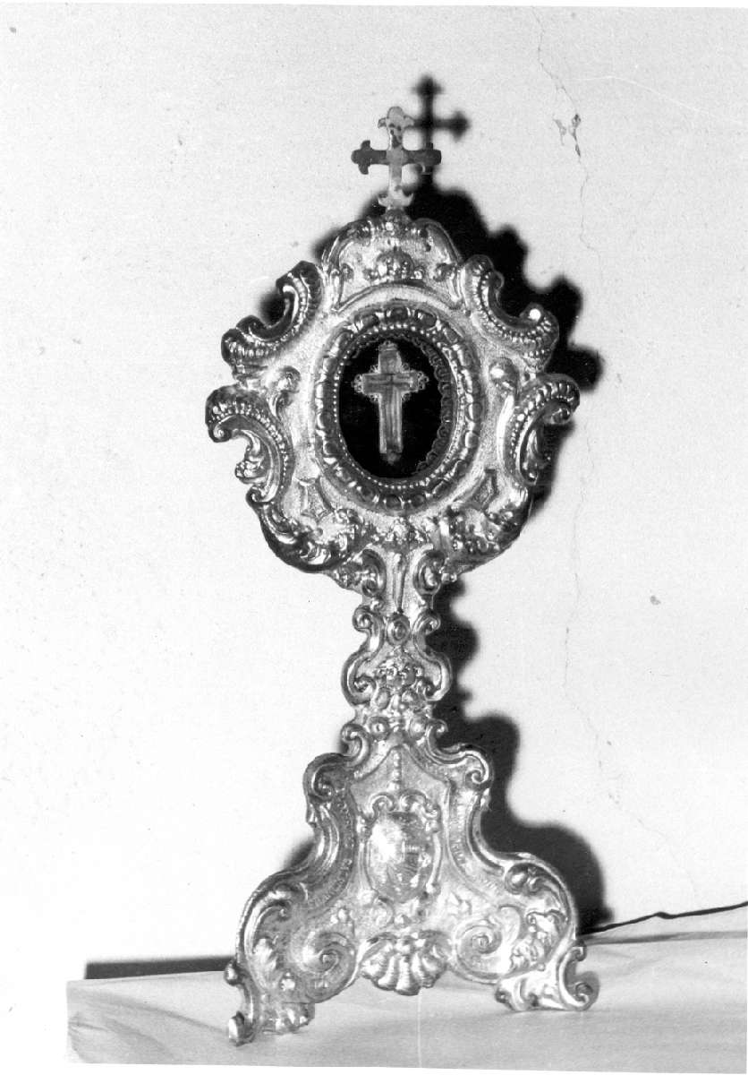 reliquiario - a ostensorio - manifattura reggiana (sec. XVIII)