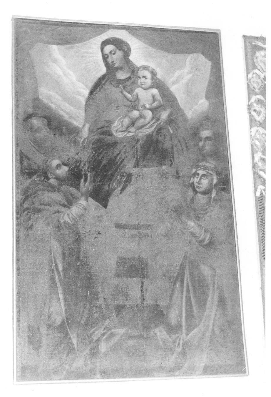 Madonna con Bambino e Santi Domenicani (dipinto) - ambito reggiano (sec. XVII)