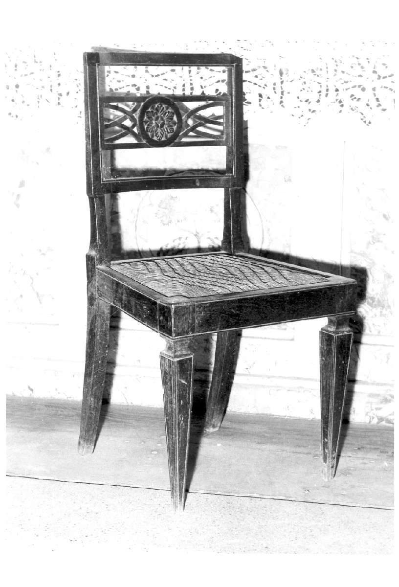 sedia - manifattura reggiana (inizio sec. XIX)