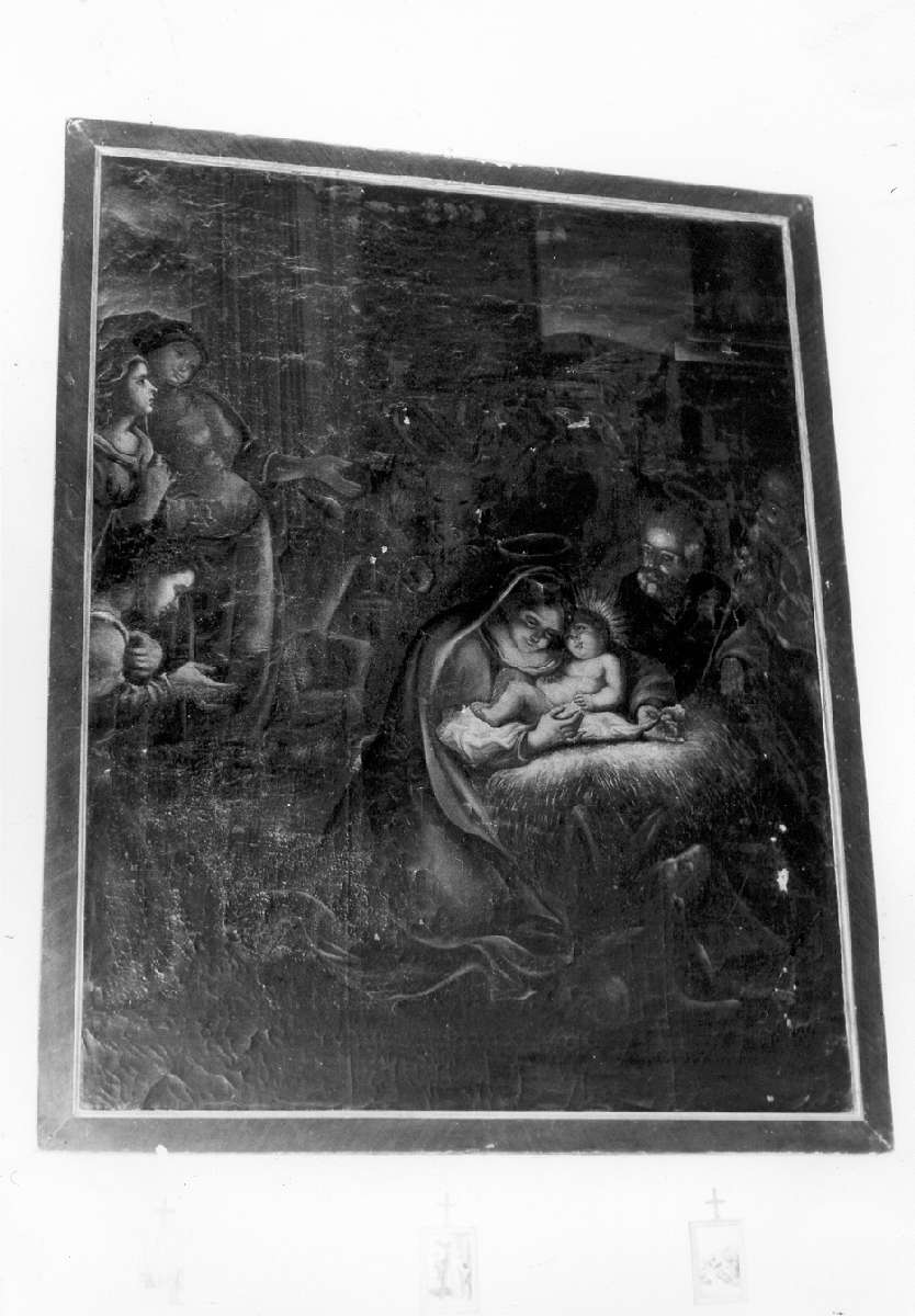 adorazione dei pastori (dipinto) - ambito emiliano (seconda metà sec. XVII)