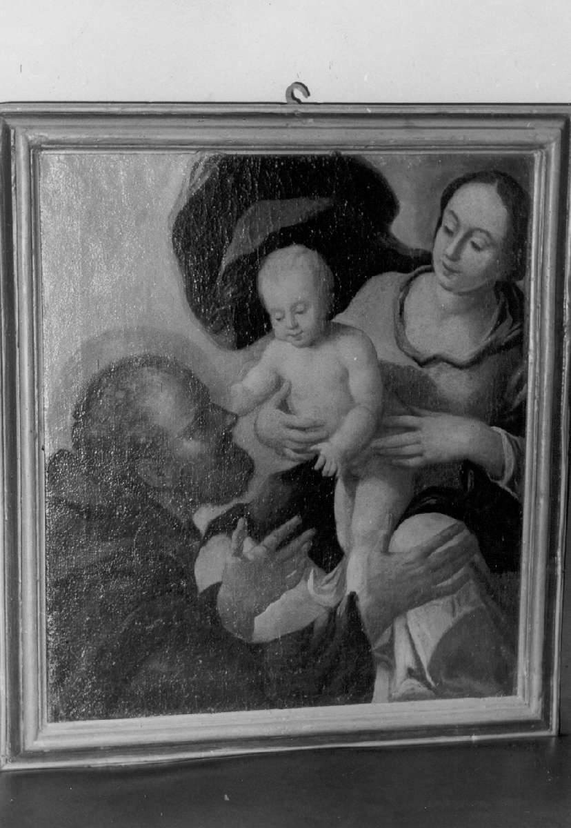 Madonna con Bambino adorati da San Felice da Cantalice (dipinto) - ambito emiliano (metà sec. XVIII)