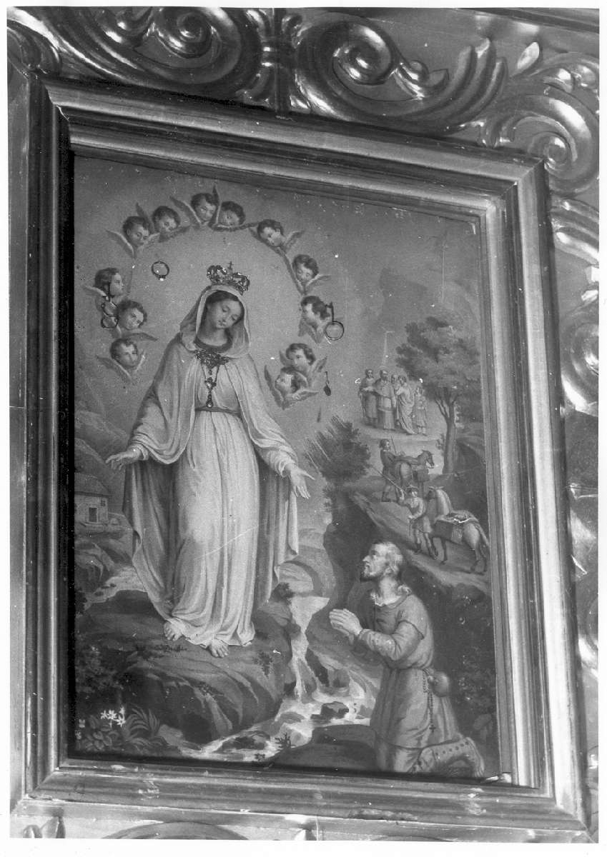 Madonna della Guardia, Madonna con Bambino (dipinto) - ambito emiliano (prima metà sec. XIX)