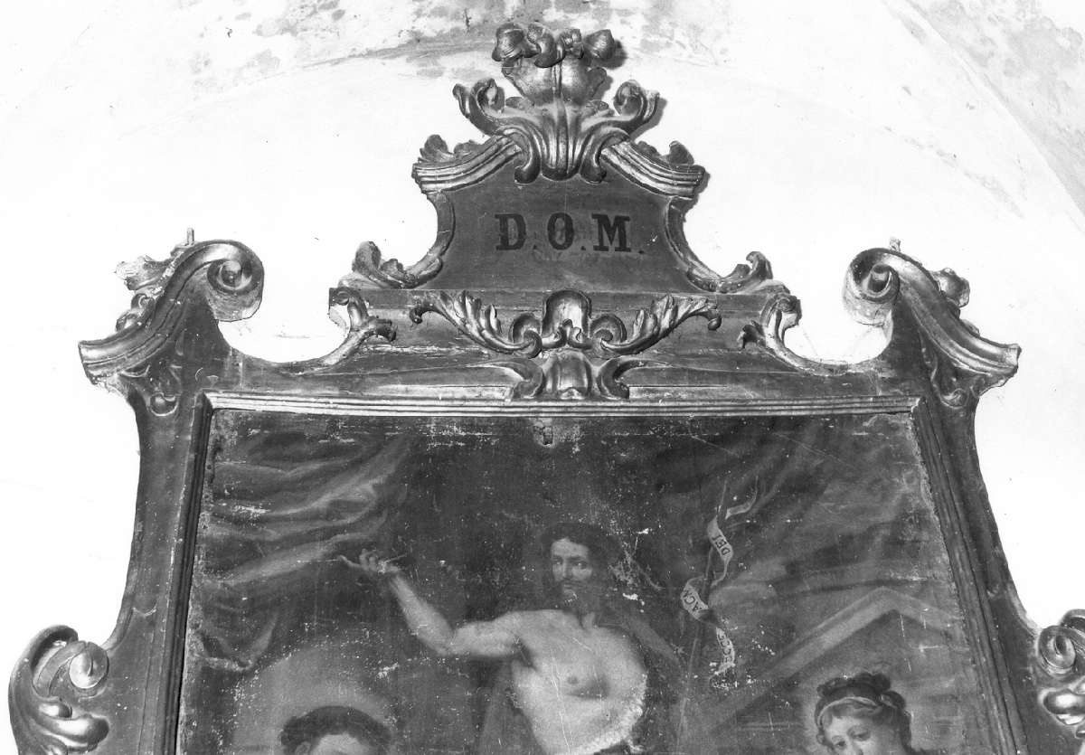 cornice, elemento d'insieme - manifattura emiliana (prima metà sec. XVIII)