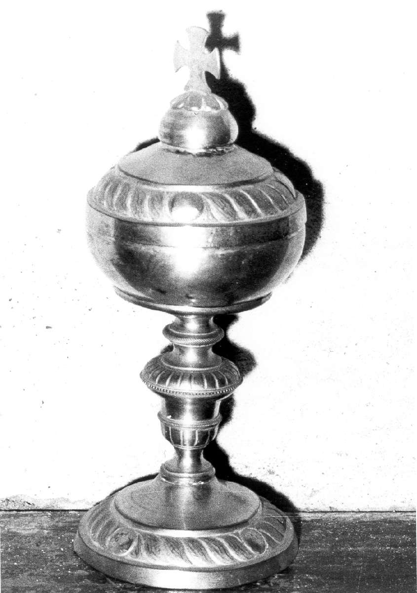 pisside - manifattura emiliana (inizio sec. XVIII)