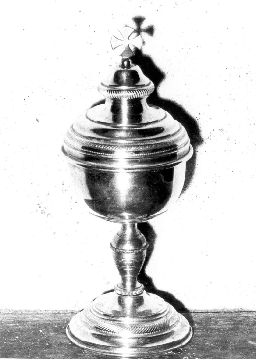 pisside - manifattura emiliana (seconda metà sec. XIX)